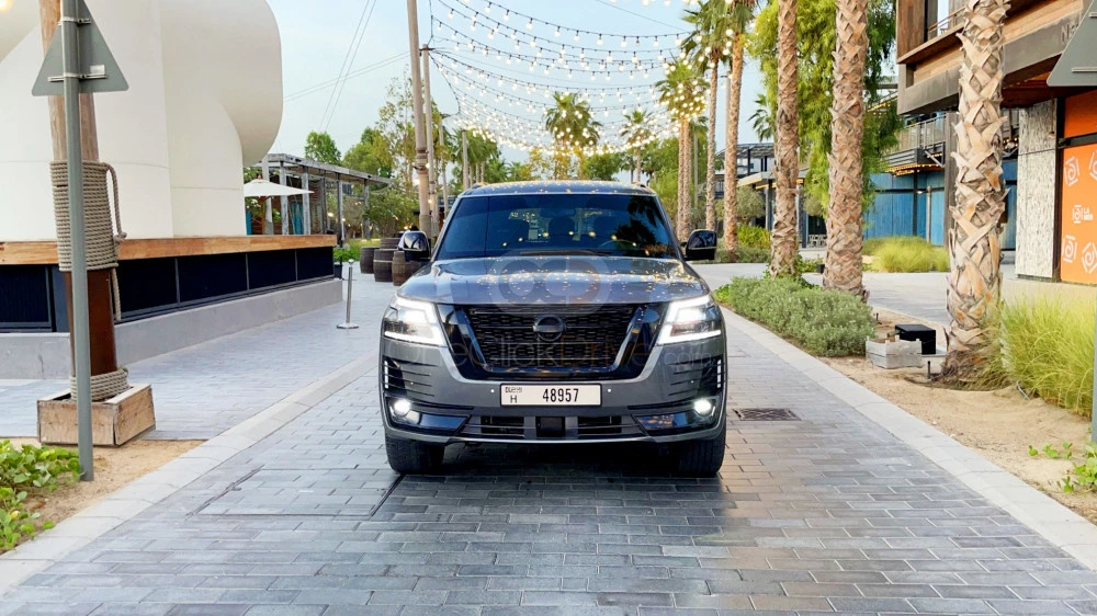 Metallic Grey Nissan Patrol Nismo 2020 for rent in Ras Al Khaimah 2